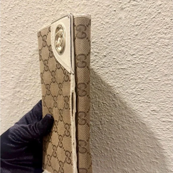 Gucci GG Monogram Canvas Long Wallet Interlocking G logo, comes with free gift - Picture 5 of 7